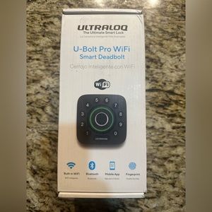 Ultraloq U-Bolt Pro WiFi Smart Deadbolt. Bluetooth. Mobile App. Fingerprint